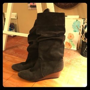 Slouchy Suede Boots